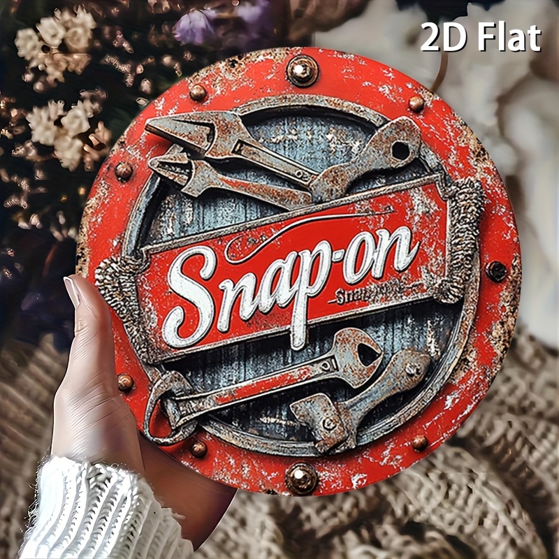 Vintage Fashion Plates - 2D 플랫 1개 빈티지 메탈 사인