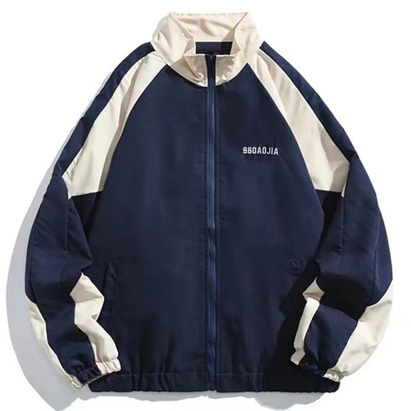 Varsity Jacket Wool - 힙합 남성용 바시티 재킷 하이 스트리트