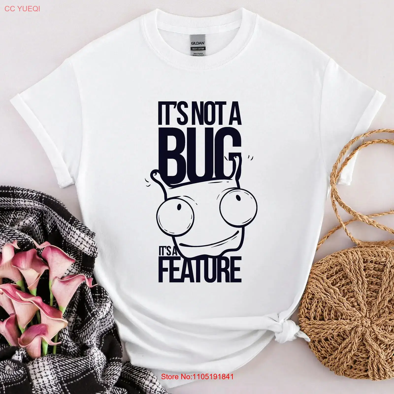 Vintage Fashion Bug - 게이머 셔츠, 버그가 아닌 기능성 게임