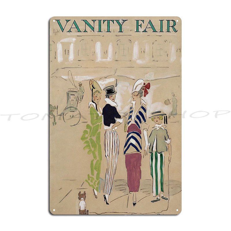 Vintage Fashion Magazine Covers - 클래식 빈티지 패션 매거진 커버 금속
