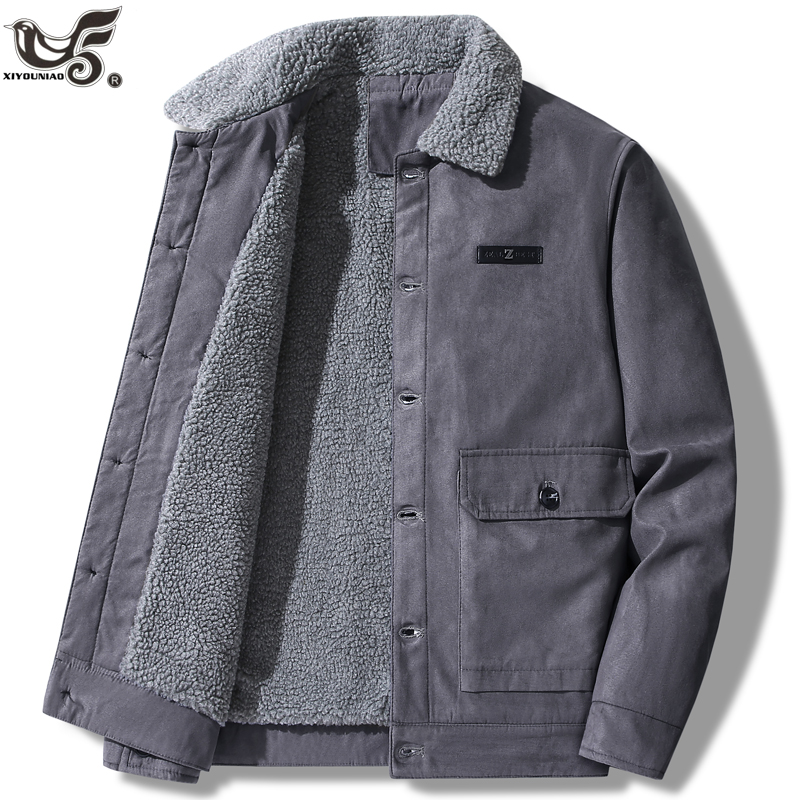 Varsity Jacket Wool - 남성 스웨이드 자켓 가을 레트로 폭격기