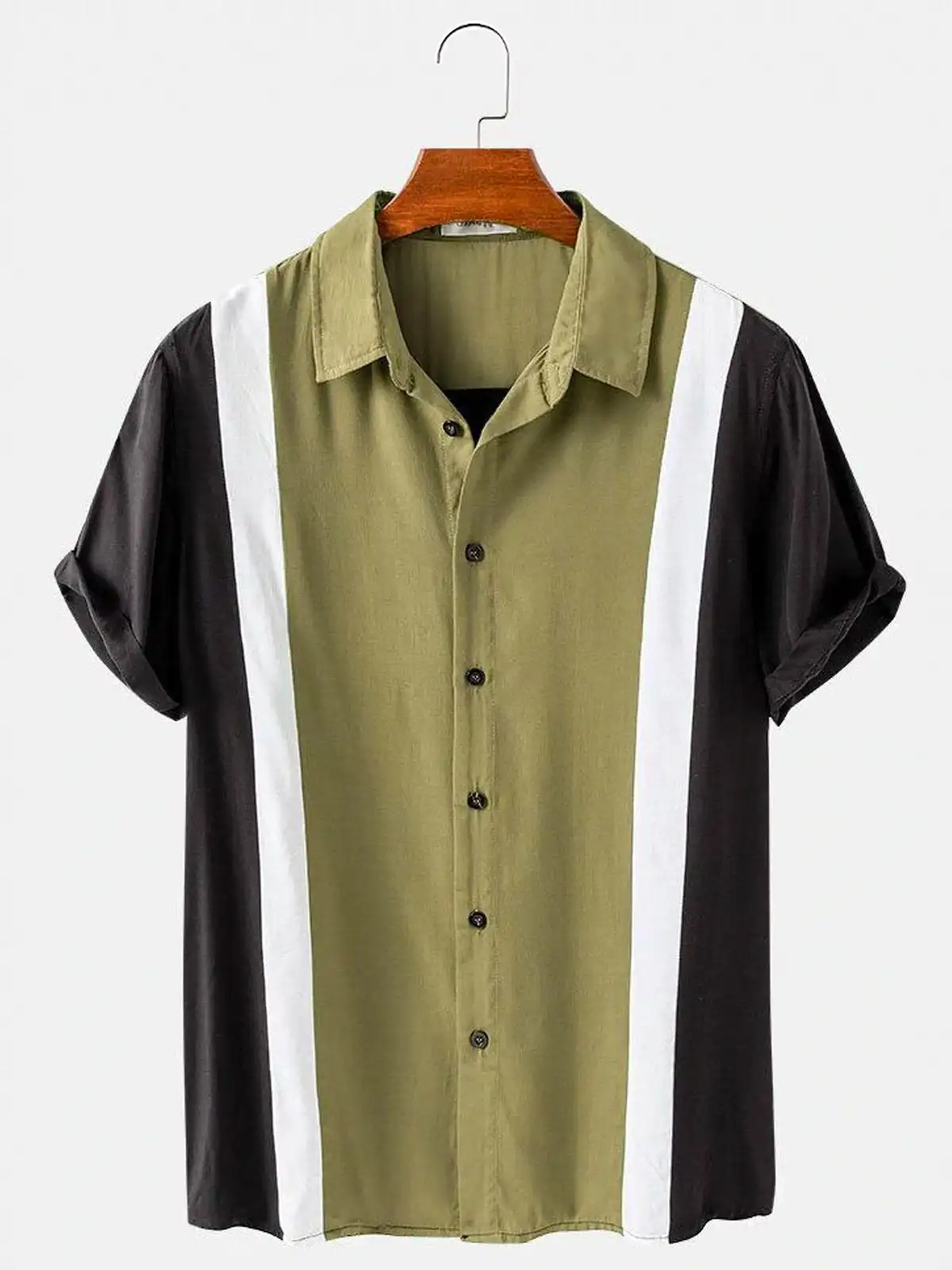남성 빈티지 50년대 클래식 투톤 찰리 쉰 볼링 캠프  - Bowling Shirt Camp 리뷰 및 가격