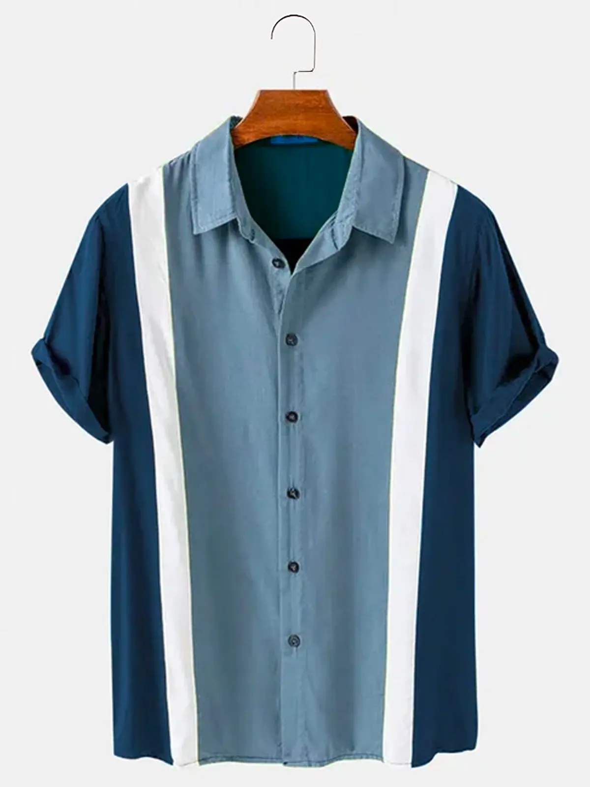 남성 빈티지 50년대 클래식 투톤 찰리 쉰 볼링 캠프  - Bowling Shirt Camp 리뷰 및 가격
