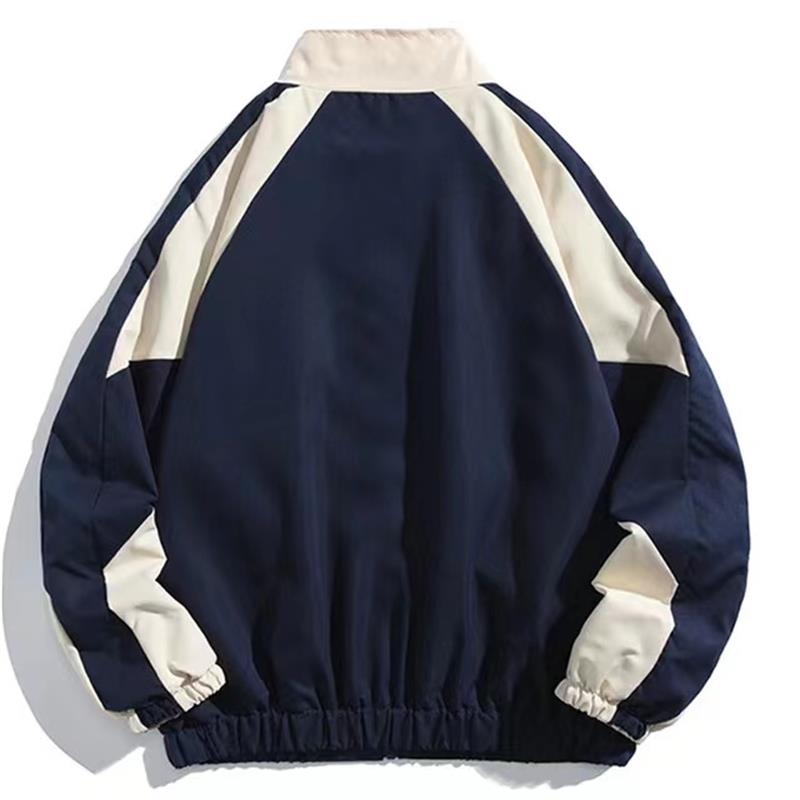 힙합 남성용 바시티 재킷 하이 스트리트 패치워크 컬러  - Varsity Jacket Wool 리뷰 및 가격
