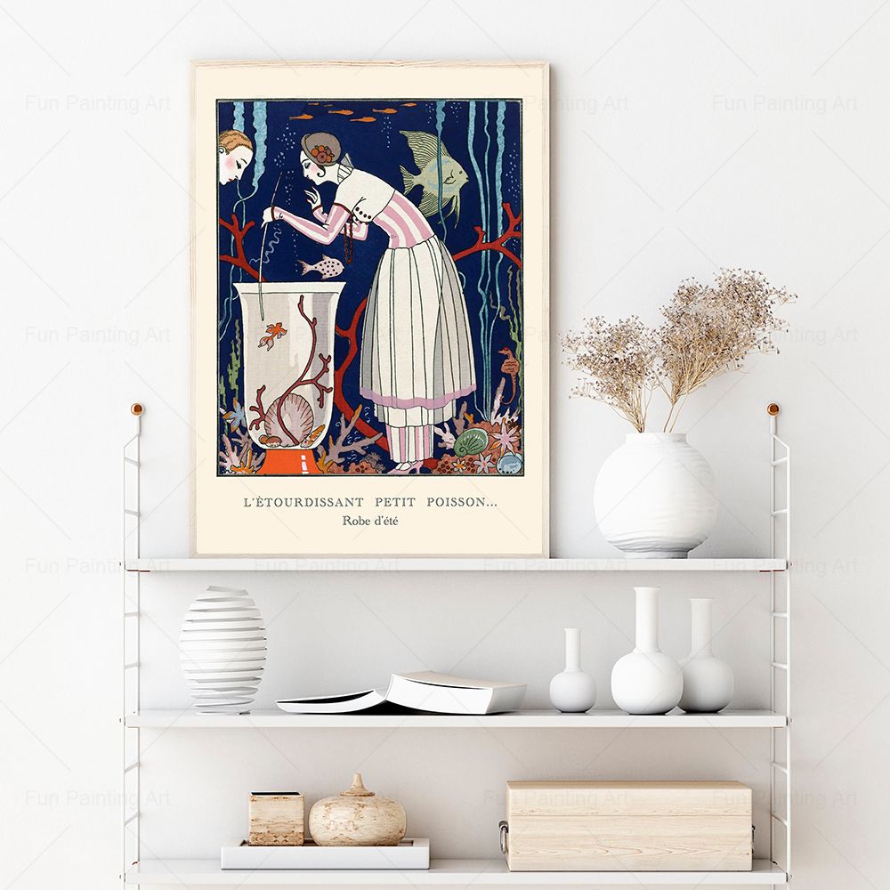 빈티지 인쇄 1920 년대 프랑스 패션 잡지 표지 아트 - Vintage Fashion Magazine Covers 리뷰 및 가격